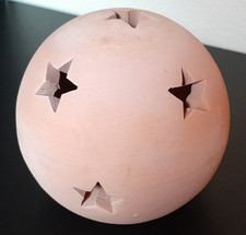 Terrakottakugel Sterne klein