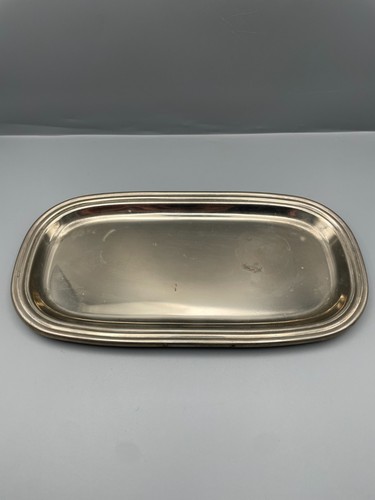 Antikes tablett versilbert - tablett,