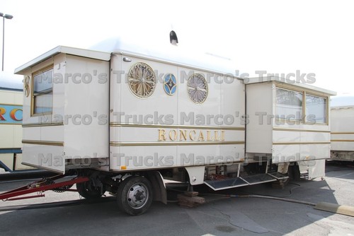 Lkw foto circuswagen weiß - lkw,