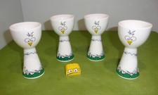 Ritzenhoff   Ellen Wittefeld  Huhn  4  Eierbecher auf Fuß  Höhe ca.  11 cm