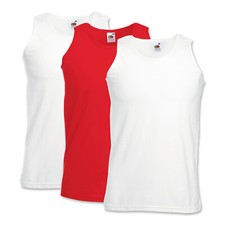 3er Fruit of the Loom T-Shirt Tank Top Herren Muskelshirt Unterhemd 3XL 4XL 5XL
