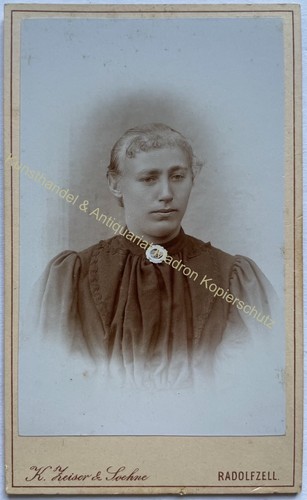 Orig cdv foto - cdv, dame