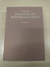 Neue Juristische Wochenschrift NJW, 2019 1. Halbjahr