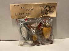 Tom + Jerry Schleich 70er Jahre 1. Serie 3 x Figur mit Spike in ovp Niederlande