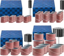 PFERD Schleifbänder Schleifhülsen Set 10x20 - 45x30mm Auswahl Schleifkappen