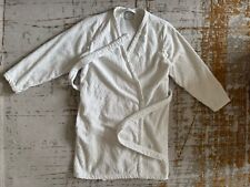 Yves Dolorme Paris, Bademantel, Morgenmantel Kurz, Weiß, Gr. M