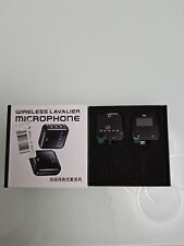 Wireless Lavalier Microphone Clip On Lapel Mic Transmitter Receiver Set Kit NEW