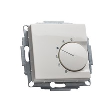 Raumthermostat Unterputz für Fußbodenheizung mit Abdeckung 55x55 mm in reinweiß