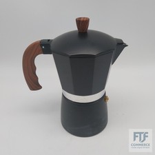 WIGUROE Mokkakanne Espressomaschine 300 ml Brüht 6 Tassen Kaffee, Aluminium-Mokk