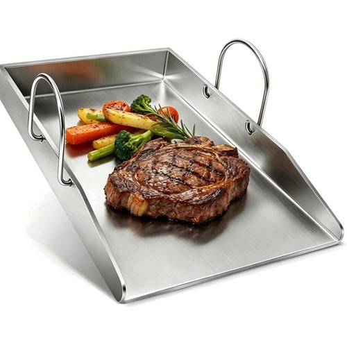 Edelstahl grillplatte plancha - edelstahl,