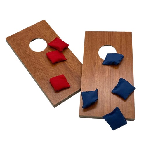 Holz desktop cornhole spiel - desktop,