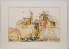 Simon Dittrich/Farbradierung/ 1989 / E.A. Exemplar/ handsigniert