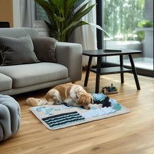 PawHut Schnüffelteppich, Schnüffelmatte für Hunde, Intelligenzspielzeug, Bunt