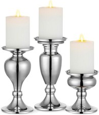 Kerzenleuchter Set 3er Schwarz