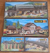 4x Faller HO in der OVP. B