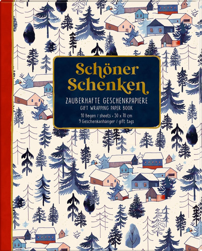 Geschenkpapier buch schöner - -,