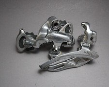 Shimano Ultegra RD 6500 + FD 6503 Triple Derailleur Set / 9 Sp / 2001 / ø 28,6