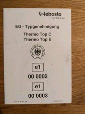 Webasto Standheizung Thermo