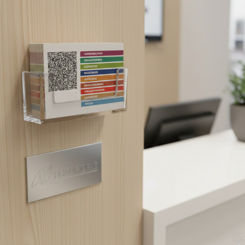 Visitenkartenbox für wand - visitenkartenbox,