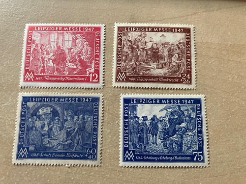 Ddr briefmarken 1947 leipziger - ddr,