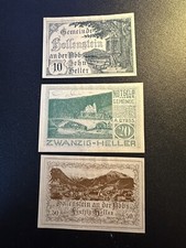 Notgeld Österreich Hollenstein