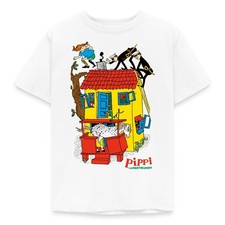 Pippi Langstrumpf Villa Kunterbunt Kinder T-Shirt