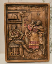 Vintage 3D Wandbild Relief