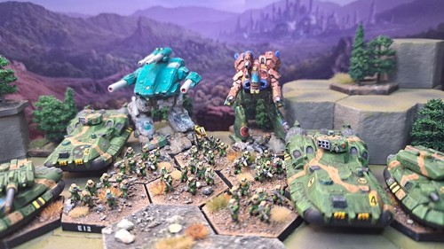 Battletech bemalt eridani - battletech,
