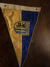Wimpel „Leipzig – Stadtwappen Blau-Gelb“