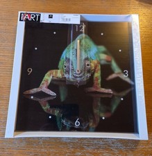 Dekorative Glas Wanduhr Motiv