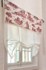 Toile de Jouy Gardine rot