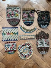 Konvolut Perlentasche