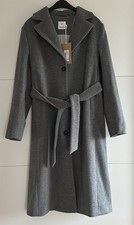 Hess Natur  Mantel, aus 100% Schurwolle Größe 36, Farbe Grau.