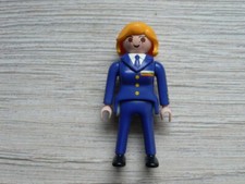 Playmobil - Figur Frau, Copilotin Co Pilotin Aero Line, f. 3185, Flugzeug - komp