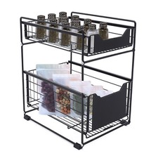 2 Etagen Teleskop Küchenregal