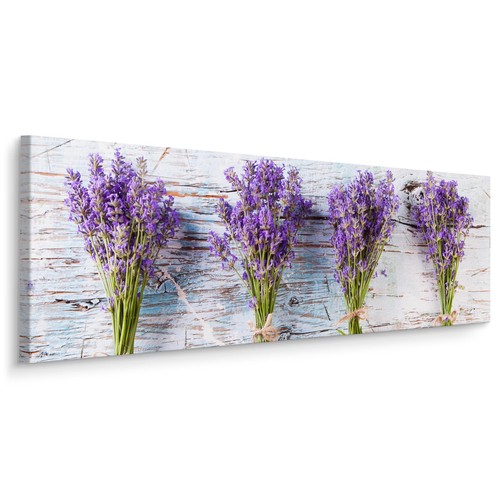Panoramabild canvas lavendel - canvas,