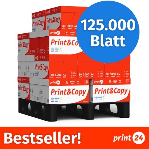 Druckerpapier 125000 blatt - a4,