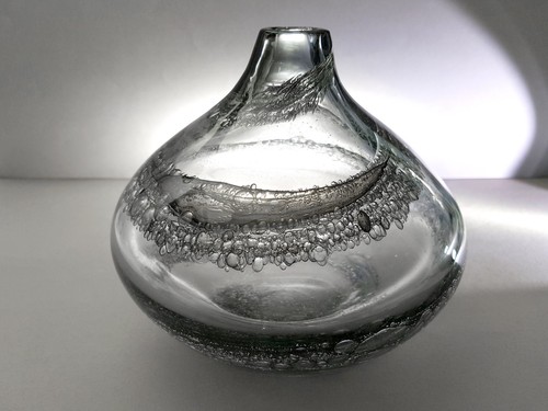Glas schwere vase - schwere,
