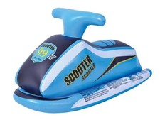 Aufblasbares Schwimmbad Strand Wasserfloß Jet Ski Wave Rider Schwimmspielzeug 3+ - blau