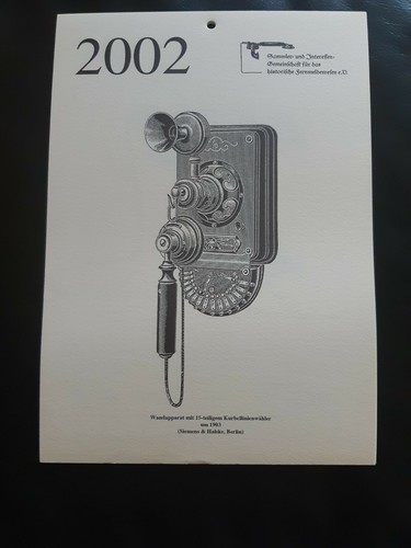Wandkalender 2002 der sig - 2002,