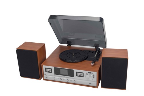 Retro stereoanlage mit - retro,
