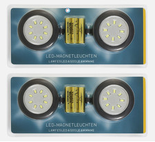 4 Stück LED Magnetleuchten