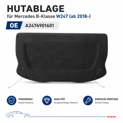 Hutablage kofferraumabdeckung - hutablage,