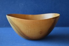 Runde schale helles teakholz - schale,