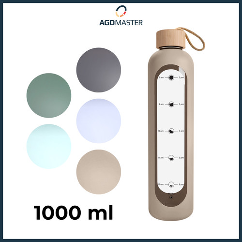 Trinkflasche glas mit skala - trinkflasche,