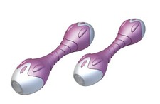 Design Hantel 2x1 kg pink - Gewichte Krafttraining Fitness Hometraining