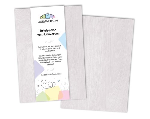 Briefpapier holz briefbogen - briefpapier,