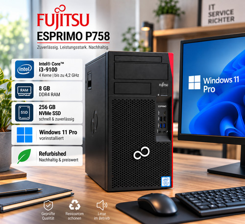 Fujitsu esprimo p758 - pc, e85+