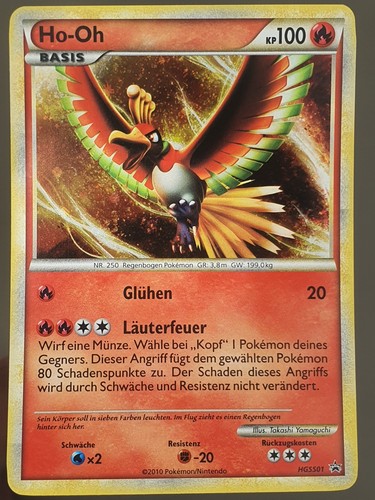 Holo black star promo - ho-oh,
