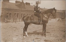 Foto, Reiter mit Helm und